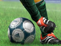 Soccer - soccer shoe and ball