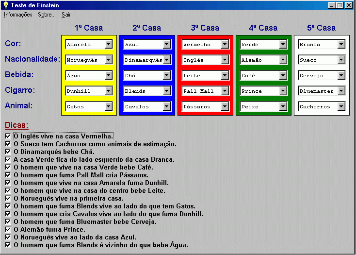 Como Resolver o Teste de QI de Einstein 